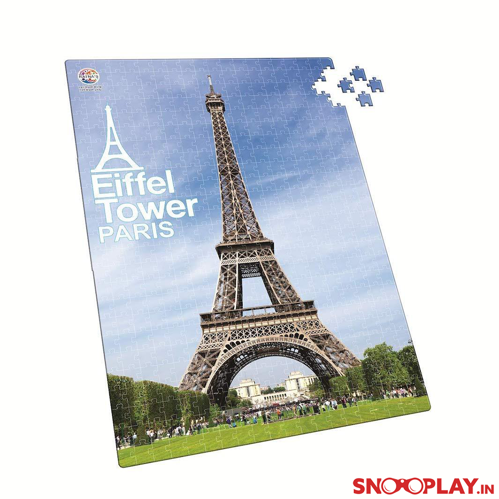 Jumbo Floor Jigsaw Puzzle - London Bridge, Eiffel Tower, Statue of Liberty