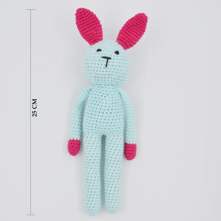 Stuff Baby Doll Crochet Soft Toys - Sky Blue