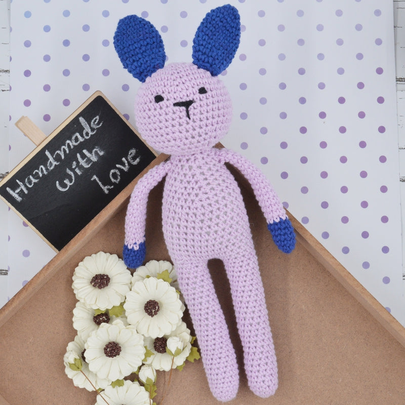 Stuff Crochet Soft Baby Doll - Purple (6 Months-4 Years)