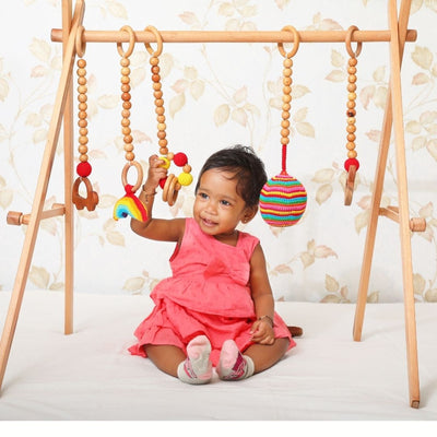 Wooden Rainbow Play Gym Rainbow (Full Set)