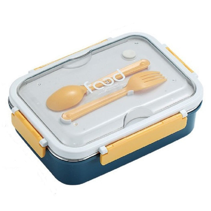 Lunch Box with 3 Compartments (Random Colors)