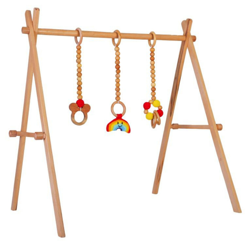 Wooden Rainbow Play Gym (Mini Set)