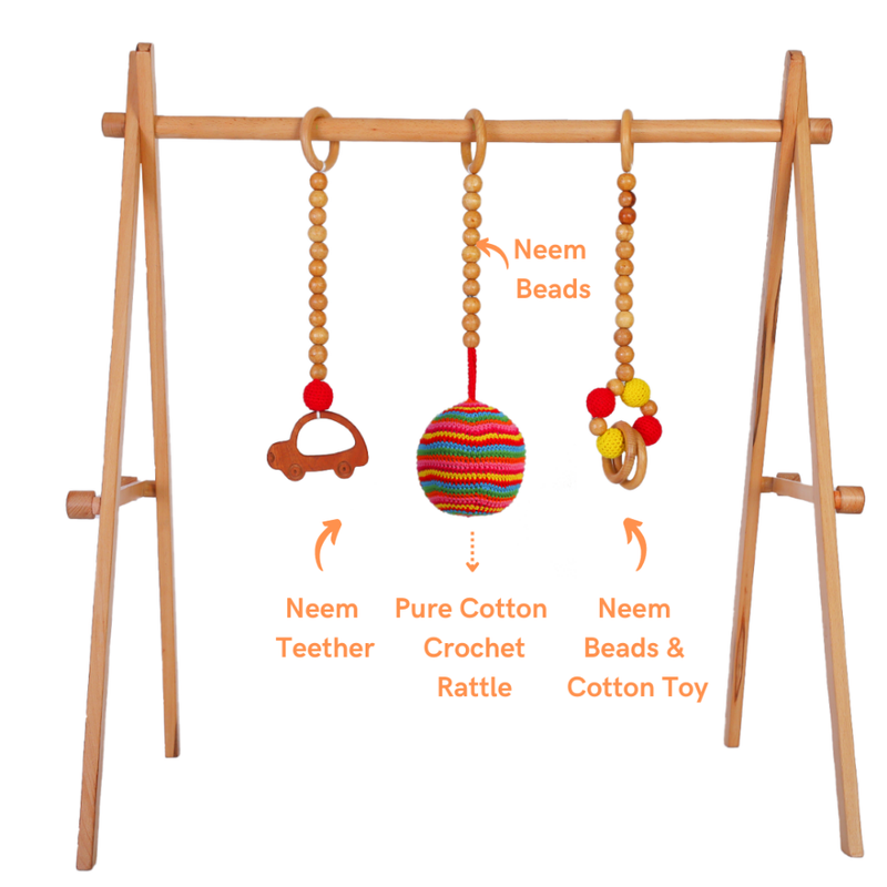 Wooden Ball Play Gym (Mini Set)