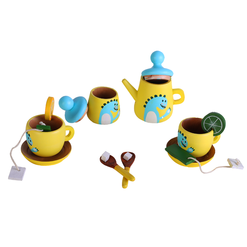 Dino Wooden Tea Party Set