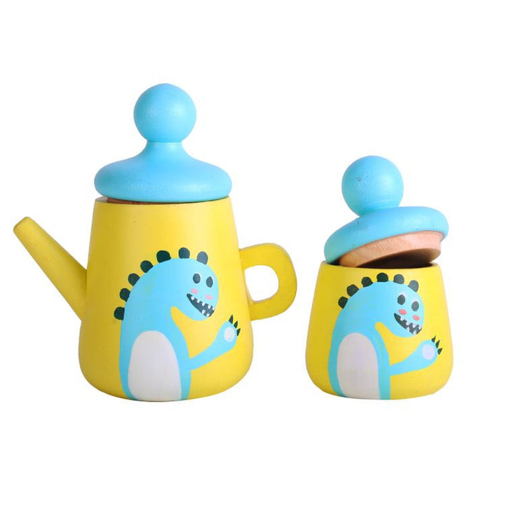 Dino Wooden Tea Party Set