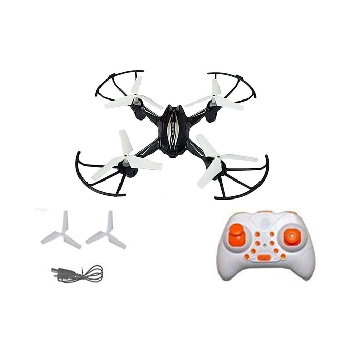 HX-750 Drone Remote Control Quadcopter/Unbreakable Blades/Without Camera for kids,black and white (Colour May Vary)