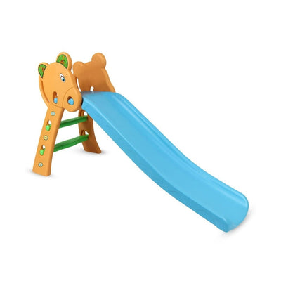 Foldable Garden Slide Toy for Kids (Orange and Blue) -Colour May Vary