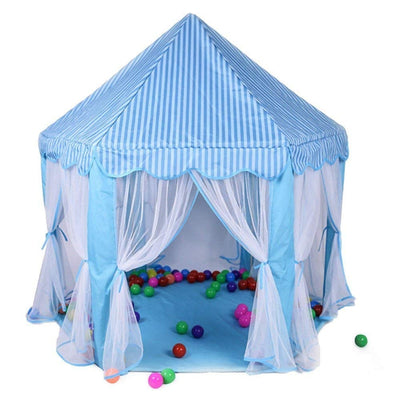 Kids Indoor and Outdoor Castle Play Tent House (Blue) - Colour May Vary