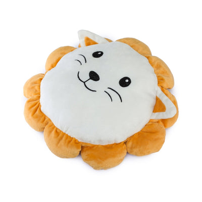 Plush Lion Soft Toys Pillow - Multicolour