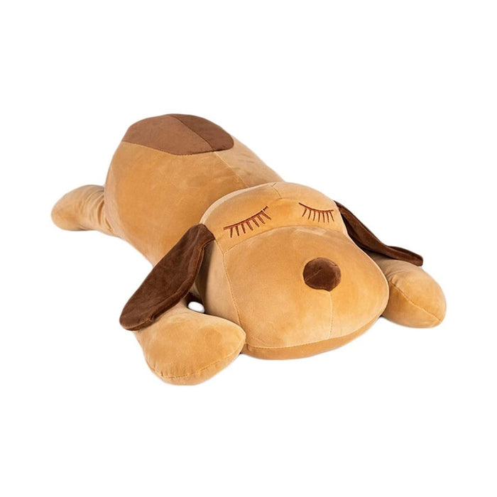 Soft Sleeping Puppy Toy Brown (Colour May Vary)