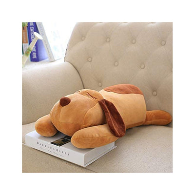 Soft Sleeping Puppy Toy Brown (Colour May Vary)