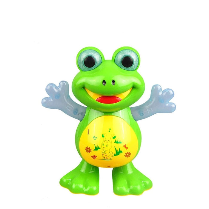 Dancing Frog With Music Flashing Lights (Green)