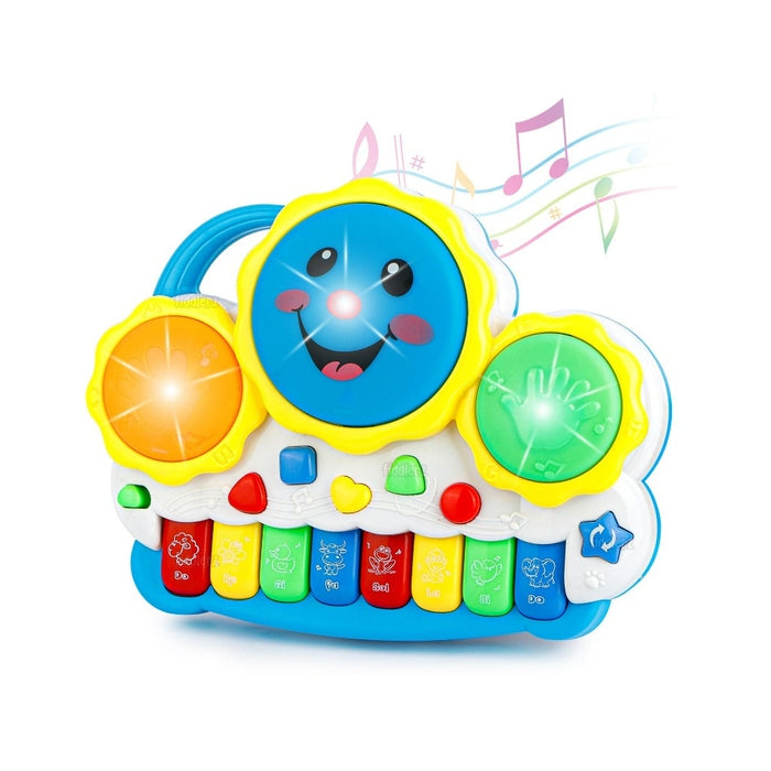 Drum Piano Musical Toy - Multicolor