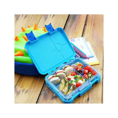 6 & 4 Convertible Bento Lunch Box - Jawsome Blue
