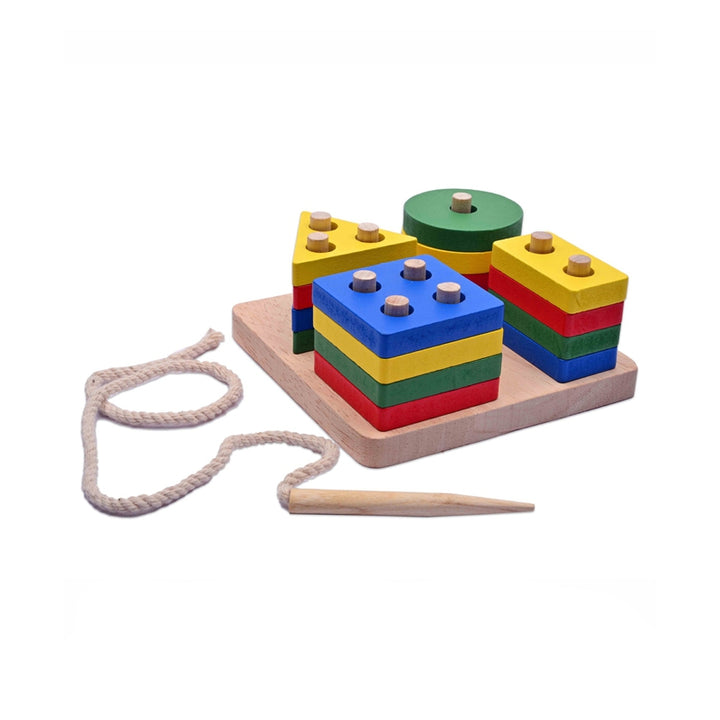 Shape Sorter | Stacker | Lacing Toy