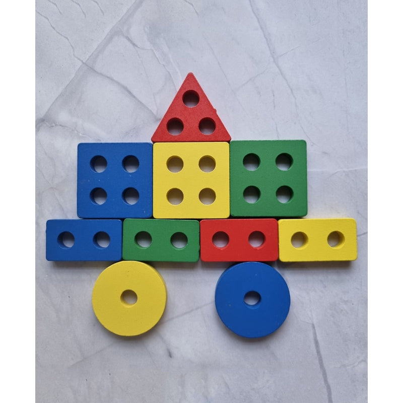 Shape Sorter | Stacker | Lacing Toy