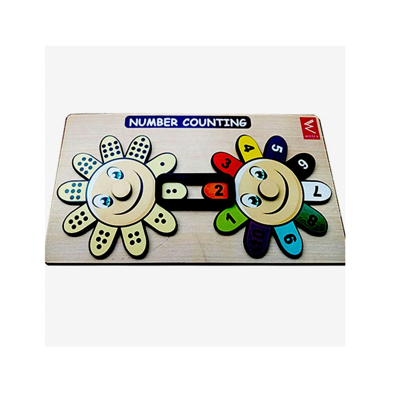 Spin and Match Number Educational Board Game