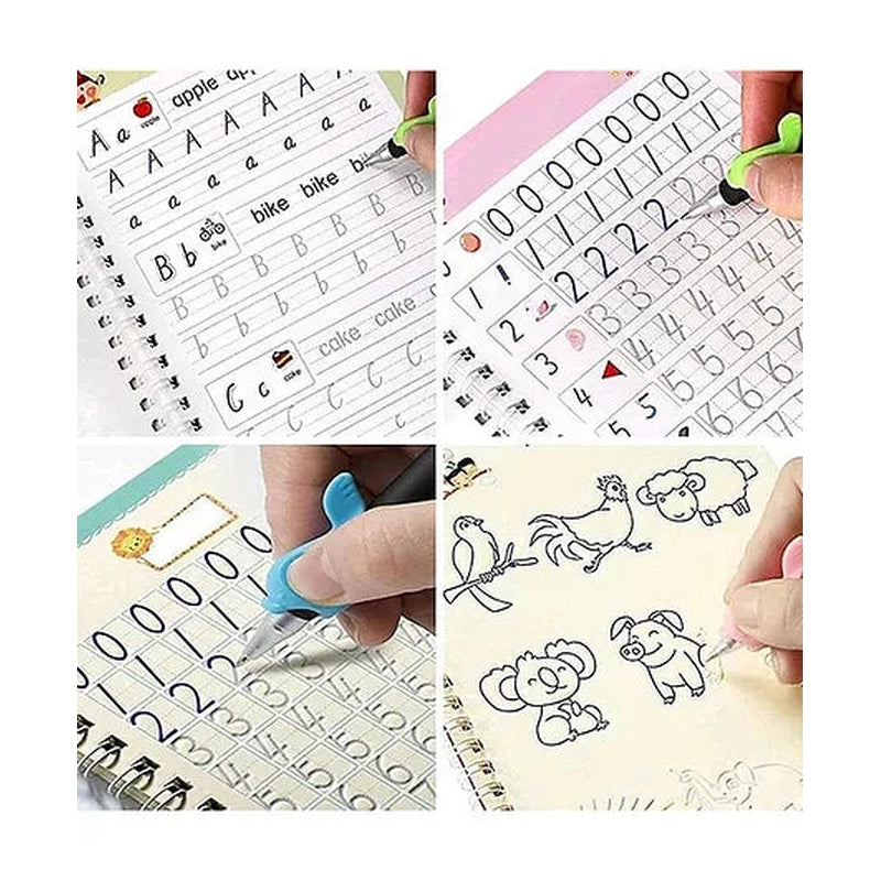 Magic Practice Copybook Number Tracing Book & with Pen Magic Calligraphy Copybook Set