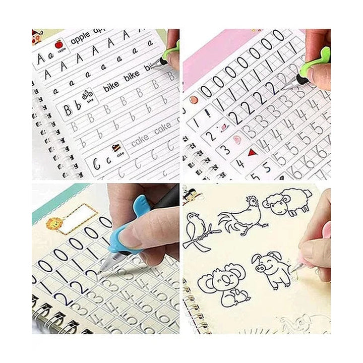 Magic Practice Copybook Number Tracing Book & with Pen Magic Calligraphy Copybook Set