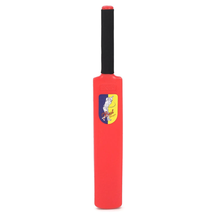 Ekta Cricket Set Junior Box (1 Bat, 1 Ball, 1 Big Wicket Base, 1 Small Wicket Base, 1 Bale & 4 Wickets)