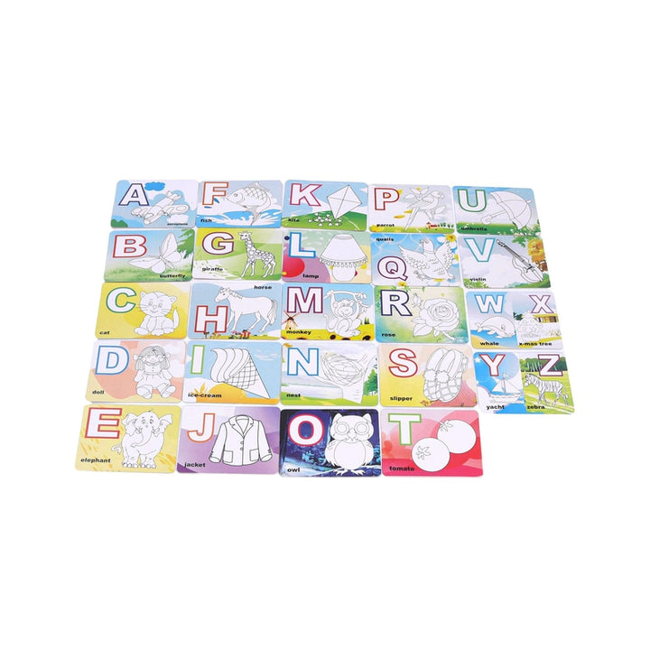 Ekta Color & Wipe Alphabet - Coloring Kit (3-6 Years)