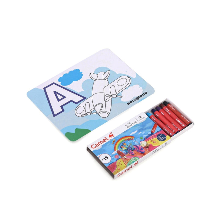 Ekta Color & Wipe Alphabet - Coloring Kit (3-6 Years)