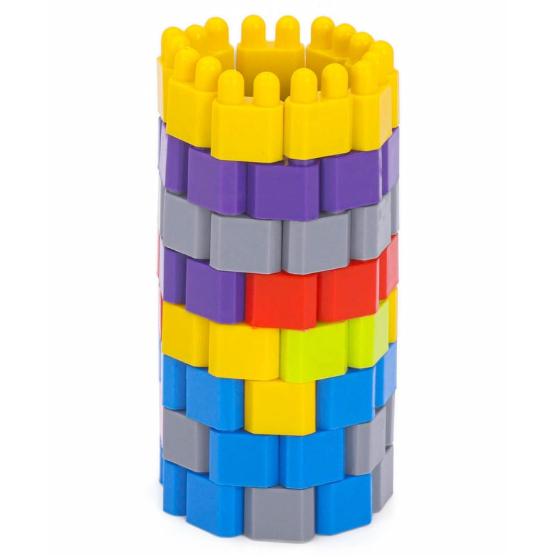 Ekta Bullet Blocks Basic Set Game (200 Pieces Interlocking Blocks)