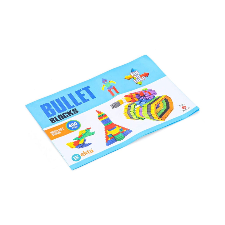 Ekta Bullet Blocks Basic Set Game (400 Pieces Interlocking Blocks)