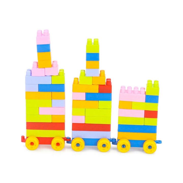 Ekta Junior Builders Building Blocks Set-1 (155 Pieces)