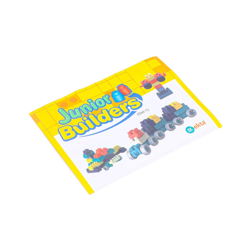 Ekta Junior Builders Building Blocks Set-1 (155 Pieces)