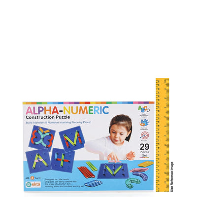 Ekta Alpha-Numeric Construction Puzzle (Learning Educational Board Game)