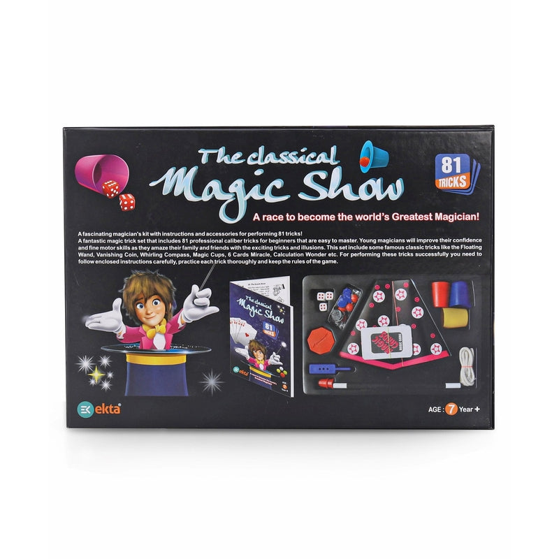 Ekta The Classical Magic Show Kit (81 Tricks)