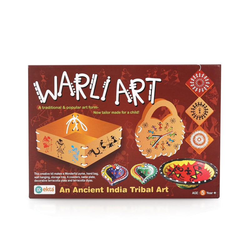 Warli Indian Art DIY Activity Kit - An Ancient India Tribal Art (5-12 Years)