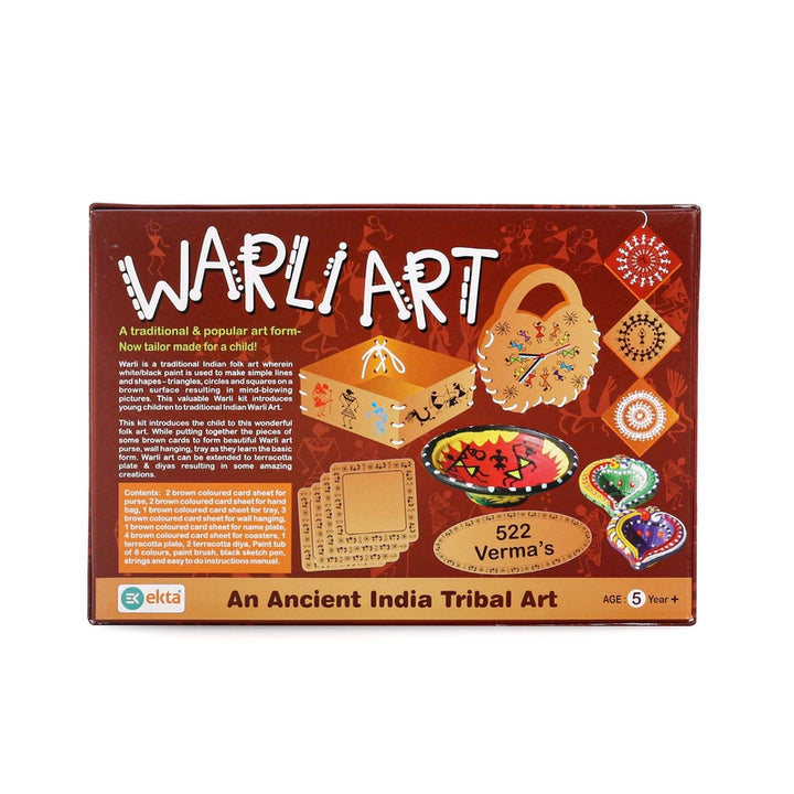 Warli Indian Art DIY Activity Kit - An Ancient India Tribal Art (5-12 Years)