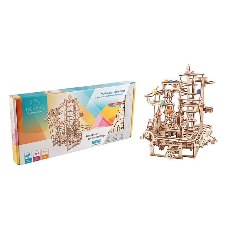 Marble Run Spiral Hoist 3D Assembling Kit - 266 Pieces