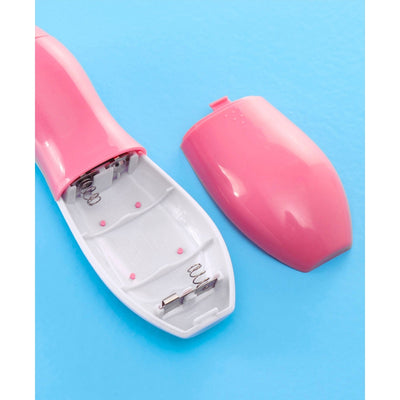 Baby Electric Nail Trimmer with 6 attachment and LED Light - Pink