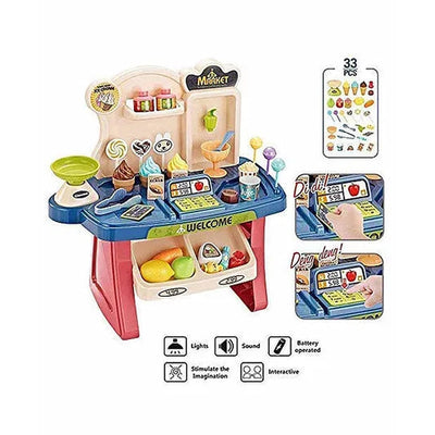 Supermarket Game Set Of 33 Pieces