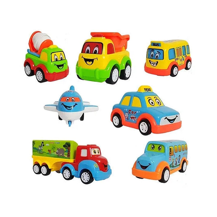 Toys Pull Back Car Unbreakable Toys Vehicles Set