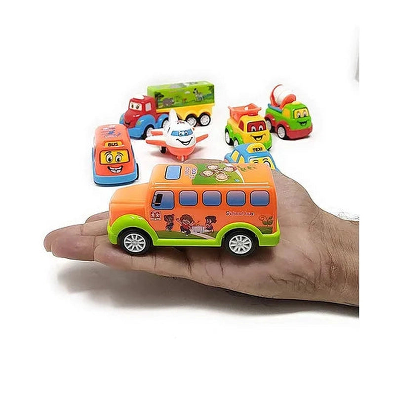 Toys Pull Back Car Unbreakable Toys Vehicles Set