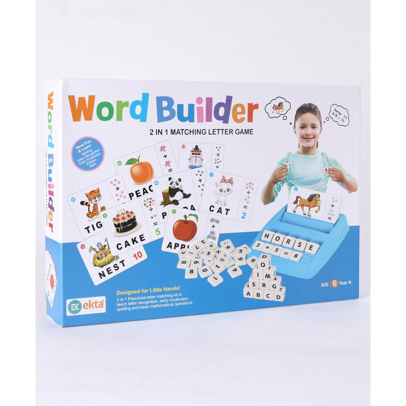 Ekta Word Builder 2 in 1 Letters Matching Game