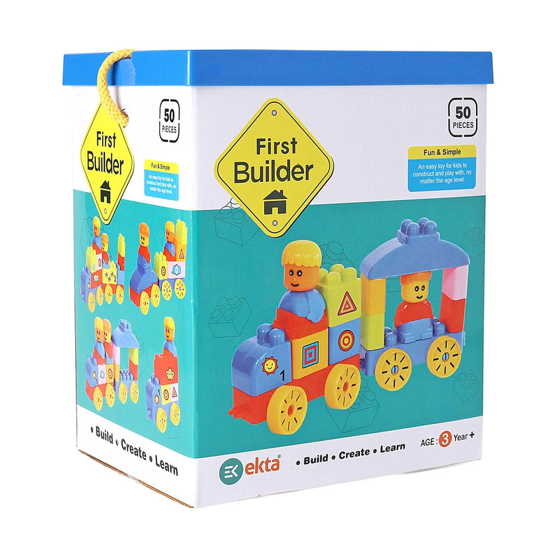 Ekta First Builders Building Blocks (50 pieces)