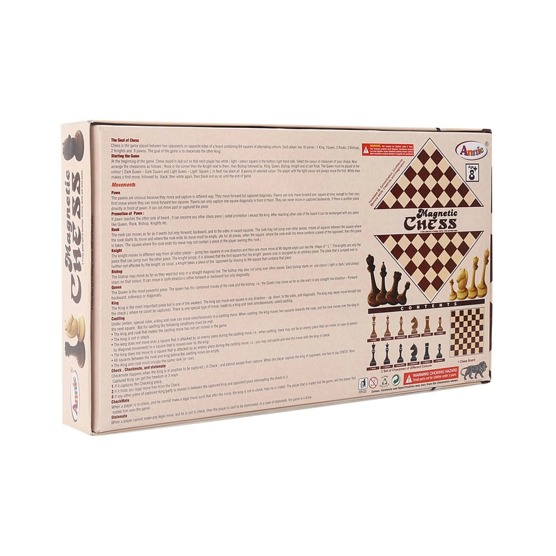 Annie Magnetic Chess Big Strategy Game Set