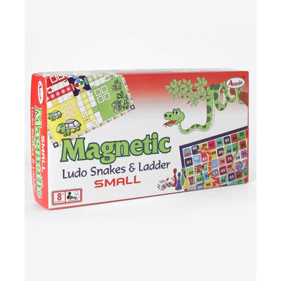 Annie Magnetic Ludo, Snake And Ladder (Small Strategy & War Board Games)