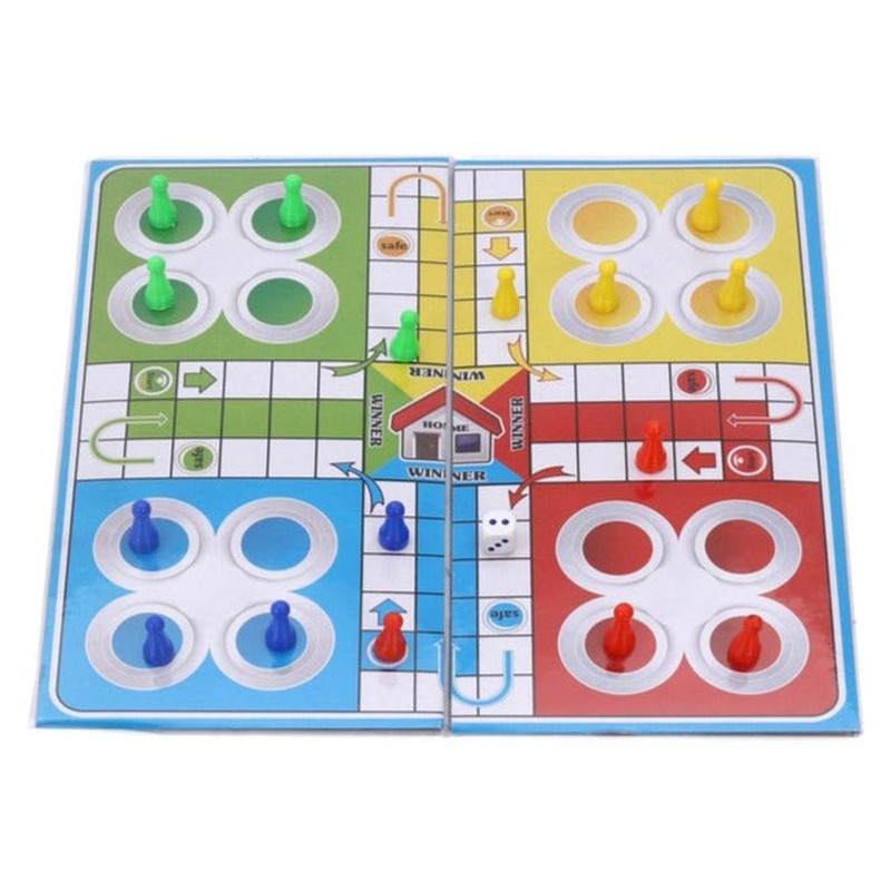 Annie 2 in 1 Ludo, Snakes & Ladders Small Board Game