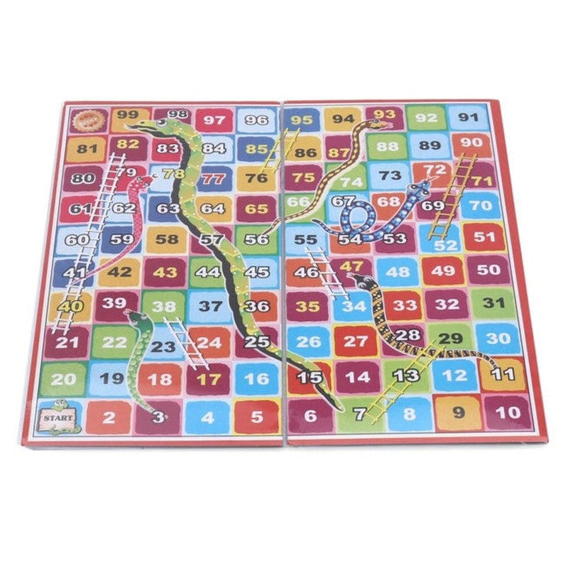 Annie 2 in 1 Ludo, Snakes & Ladders Small Board Game