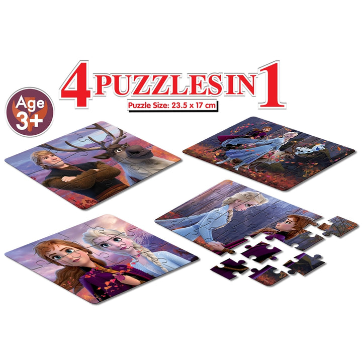 Frozen 2 - 4 in 1 Puzzle - 9, 12, 18 & 24 Pieces