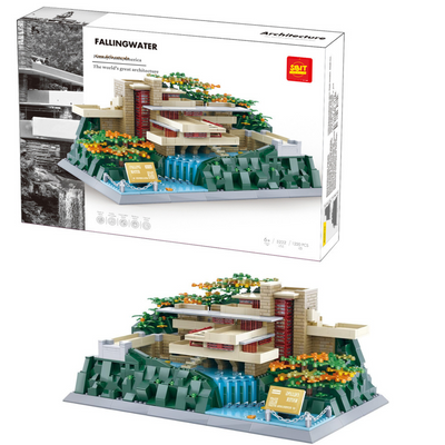 Fallingwater Building Blocks Set (1220 Pieces)