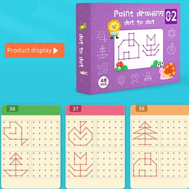 Dot To Dot Line Tracking Workbook