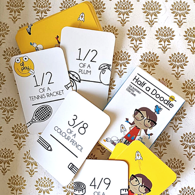Half A Doodle Educational Card Game for Kids