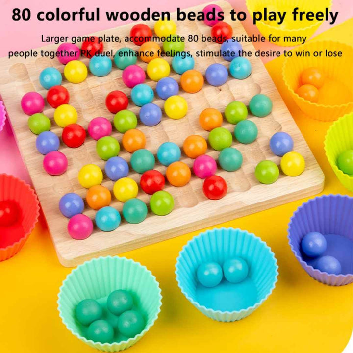 Wooden Board Beads Game